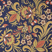 Гобелены Хохлома черная